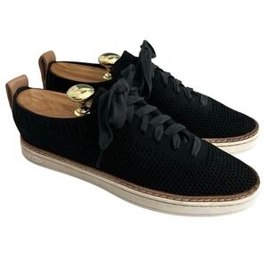 UGG Sidney Knit Black Lace-Up Casual Sneaker Women's 7